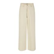 Comfortabele Florida Broek in Crème Lollys Laundry , Beige , Dames