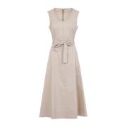 Elegante Nude & Neutrals Jurk Peserico , Beige , Dames