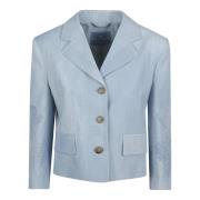 Blauwe Jas voor Vrouwen Ermanno Scervino , Blue , Dames