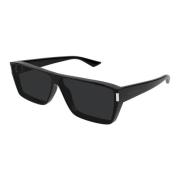 SL 757 001 Sunglasses Saint Laurent , Black , Unisex