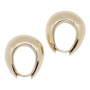 Ice Hoops Oorbellen Tom Wood , Beige , Dames