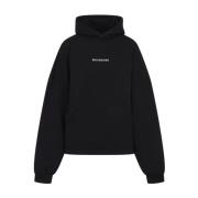 Zwarte Sweatshirt Dames Mode Stijl Balenciaga , Black , Dames