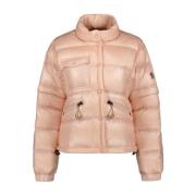 Down Jackets Moncler , Pink , Dames