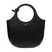 Stijlvolle Medium Tas voor Dagelijks Gebruik Courrèges , Black , Dames