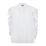 Wit Overhemd - Klassieke Stijl Max Mara , White , Dames