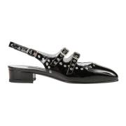 Zwarte Lakleren Stijlvolle Schoenen Carel , Black , Dames