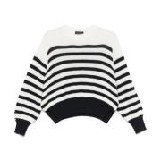 Witte Sweater Collectie Roberto Collina , White , Dames