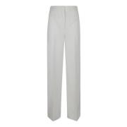 Hoge taille wol broek room wit Stella McCartney , White , Dames