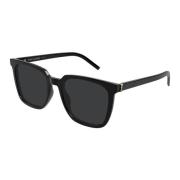 SL M146 001 Sunglasses Saint Laurent , Black , Dames