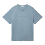 Mineral Blue Iconic T-Shirt Stella McCartney , Blue , Dames