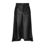 Leren rok Victoria Beckham , Black , Dames