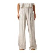 Chique Marine Broek By-Bar , Beige , Dames