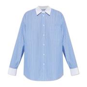 Overhemd met gestreept patroon Marni , Blue , Dames