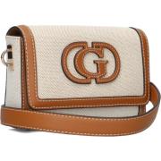 Elegante Sabina Flap Schoudertas Guess , Beige , Dames