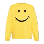 Gebreide trui met patroon Moschino , Yellow , Heren