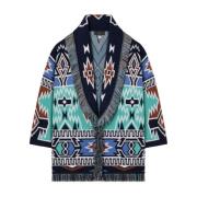 Geometric Roots Cardigan Alanui , Blue , Dames