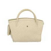 Pre-owned Leather handbags Bally Pre-owned , Beige , Dames