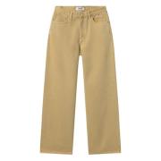 Mosterd Denim Mode Jeans Hoff , Beige , Dames