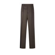 Aarde Geplooide Broek Róhe , Brown , Dames