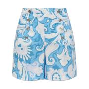 Gestreepte shorts Etro , Blue , Dames