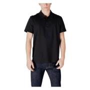 Heren Polo Shirt Katoen Polyester Collectie Calvin Klein Jeans , Black...