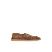 Suède schoenen type loafers Dolce & Gabbana , Brown , Heren