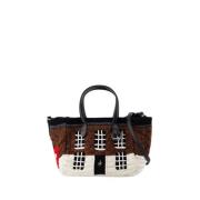 Mini Leren Tote Tas - Bruin JW Anderson , Brown , Unisex