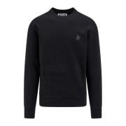 Iconic Star Katoenen Sweatshirt Golden Goose , Black , Heren