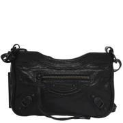 Pre-owned Leather balenciaga-bags Balenciaga Vintage , Black , Dames