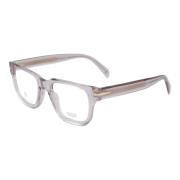 Retro Vierkante Montuur Bril Eyewear by David Beckham , Gray , Unisex