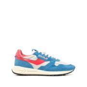 Reelwind Nylon en Suède Sneakers Autry , Blue , Heren