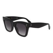 Vierkante Frame Zonnebril Celine , Black , Unisex