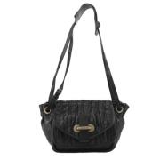 Pre-owned Leather shoulder-bags Bally Pre-owned , Black , Dames