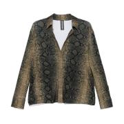 Python Print Shirt Norma Kamali , Multicolor , Dames