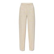 Geplooide broek Etro , Beige , Dames