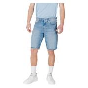 Heren Bermuda Shorts Collectie Calvin Klein Jeans , Blue , Heren