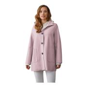 Vrouwelijke Comfort Fit Jas Roze Junge , Pink , Dames