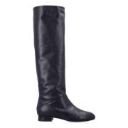 Zwarte Gesloten Schoenen Felix Laarzen By FAR , Black , Dames