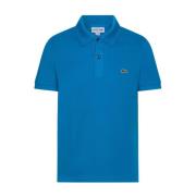 Klassiek Logo Polo Shirt Lacoste , Blue , Heren