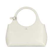 Elegante Dames Handtas Creme Courrèges , White , Dames