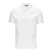 Pique Polo Shirt K-Way , White , Heren