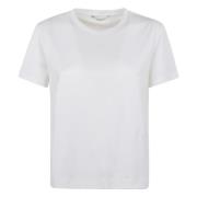 Zachte katoenen ronde hals t-shirt Max Mara , White , Dames