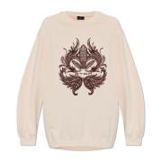 Sweatshirt met logo Etro , Pink , Dames