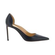 Pumps met Puntige Neus en Stiletto Hak Francesco Russo , Brown , Dames