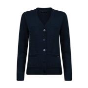 Cardigan Lange Mouw Vest Roberto sarto , Blue , Dames