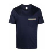 Blauw T-shirt met klassiek ontwerp PS By Paul Smith , Blue , Heren