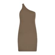 Top One Shoulder Rick Owens , Green , Dames