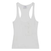 Stijlvolle Tanktop voor Vrouwen Courrèges , White , Dames