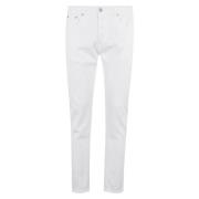 Katoenen Boorbroek Dondup , White , Heren