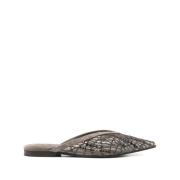 Ballet Flats Shoes Brunello Cucinelli , Gray , Dames